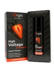 Orgie - Vibratore Liquido Ad Alta Tensione Al Gusto Di Fragola Extra Forte E Baciabecille 15 Ml - ORGIE - Vibratori Liquidi | erosidea.com