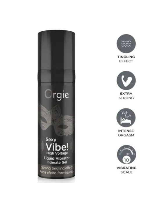 Orgie - Vibrazioni Sexy! Vibratore Liquido Ad Alta Tensione Extra Forte 15 Ml - ORGIE - Vibratori Liquidi | erosidea.com