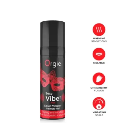 Orgie - Vibrazioni Sexy! Liquido Caldo E Riscaldante Per Vibratore 15 Ml - ORGIE - Vibratori Liquidi | erosidea.com