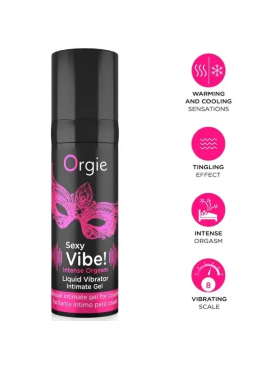 Orgie - Vibrazioni Sexy! Orgasmo Intenso Sensazioni Multiple Gel Intimo 15 Ml - ORGIE - Vibratori Liquidi | erosidea.com