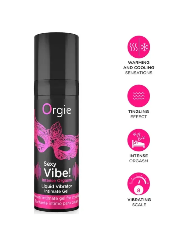 Orgie - Vibrazioni Sexy! Orgasmo Intenso Sensazioni Multiple Gel Intimo 15 Ml - ORGIE - Vibratori Liquidi | erosidea.com