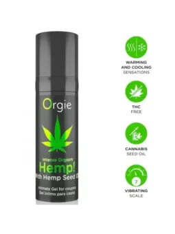 Orgie - Canapa! Orgasmo Intenso Sensazioni Multiple Gel Intimo 15 Ml