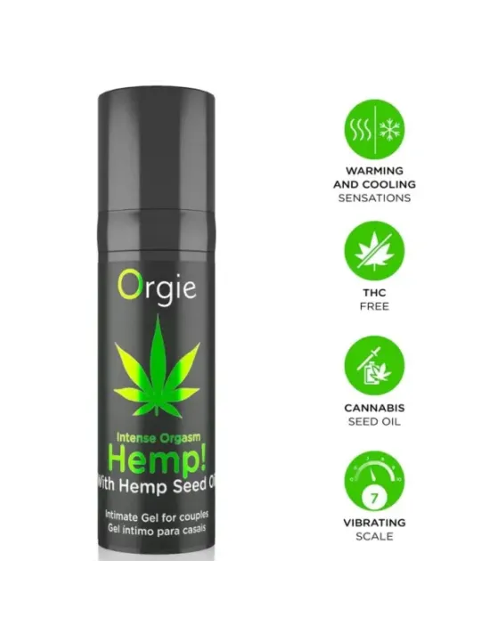 Orgie - Canapa! Orgasmo Intenso Sensazioni Multiple Gel Intimo 15 Ml - ORGIE - Vibratori Liquidi | erosidea.com