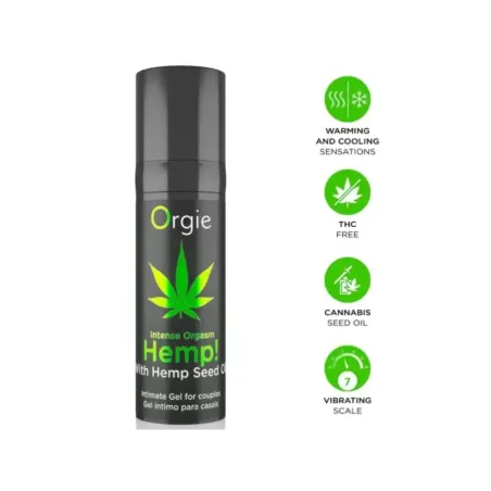 Orgie - Canapa! Orgasmo Intenso Sensazioni Multiple Gel Intimo 15 Ml - ORGIE - Vibratori Liquidi | erosidea.com