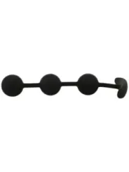 Black&Silver - Rosario Anale Harry 3 Sfere In Silicone 14 Cm - BLACK&SILVER - Ovetti Palline Sfere | erosidea.com
