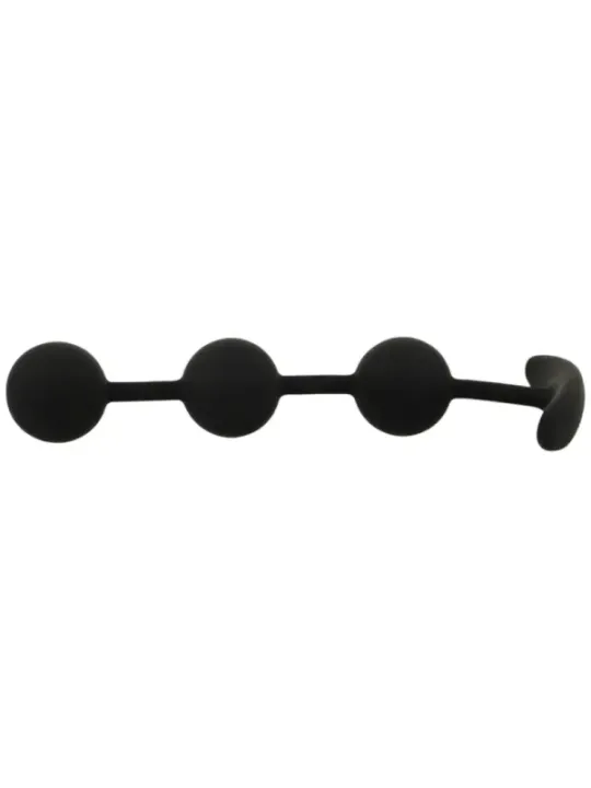 Black&Silver - Rosario Anale Harry 3 Sfere In Silicone 14 Cm - BLACK&SILVER - Ovetti Palline Sfere | erosidea.com