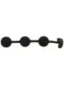 Black&Silver - Rosario Anale Harry 3 Sfere In Silicone 14 Cm - BLACK&SILVER - Ovetti Palline Sfere | erosidea.com
