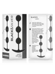 Black&Silver - Rosario Anale Harry 3 Sfere In Silicone 14 Cm - BLACK&SILVER - Ovetti Palline Sfere | erosidea.com
