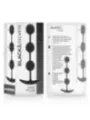 Black&Silver - Rosario Anale Harry 3 Sfere In Silicone 14 Cm - BLACK&SILVER - Ovetti Palline Sfere | erosidea.com