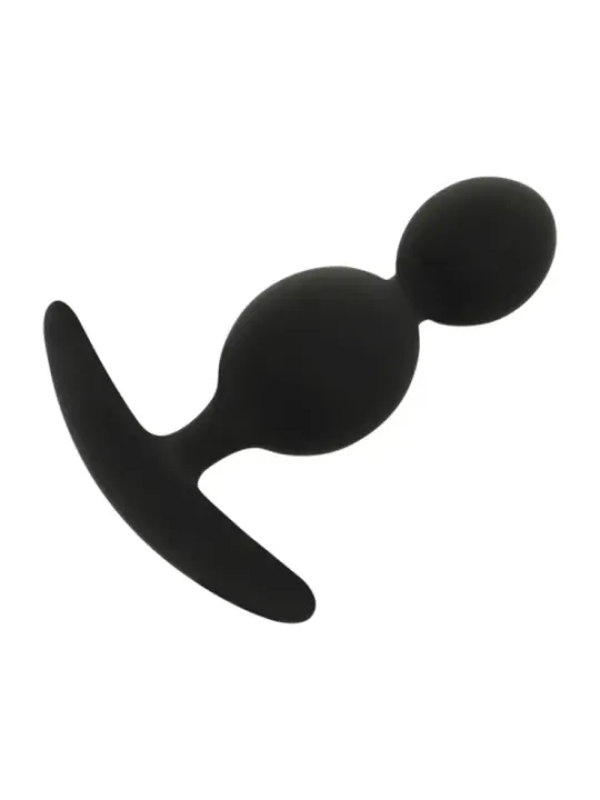 Black&Silver - Orson Plug In Silicone 2 Onde Anal 9 Cm - BLACK&SILVER - Ovetti Palline Sfere | erosidea.com