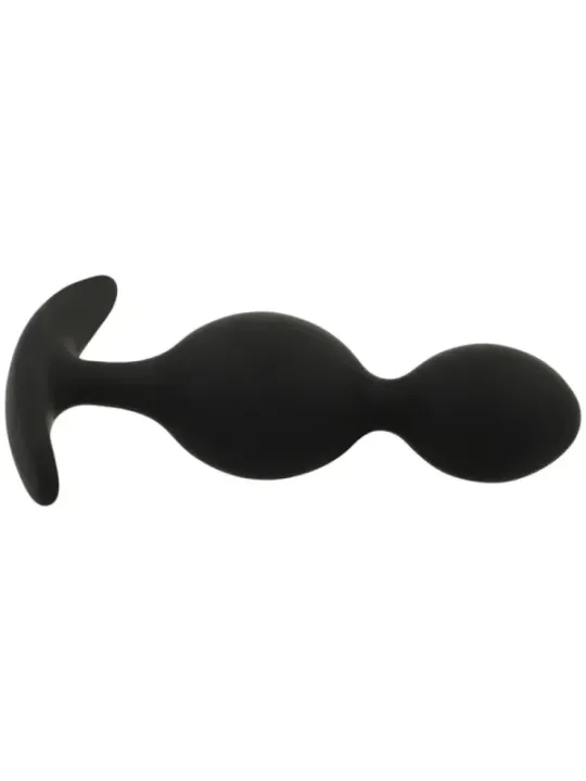 Black&Silver - Orson Plug In Silicone 2 Onde Anal 9 Cm - BLACK&SILVER - Ovetti Palline Sfere | erosidea.com
