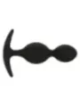 Black&Silver - Orson Plug In Silicone 2 Onde Anal 9 Cm - BLACK&SILVER - Ovetti Palline Sfere | erosidea.com