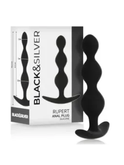 Black&Silver - Catena Per Sfere Anali Rupert 10 Cm