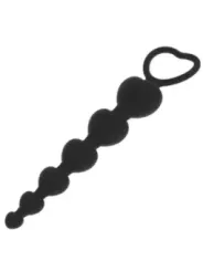 Black&Silver - Mila Anale Catena Di Cuori 18 Cm - BLACK&SILVER - Ovetti Palline Sfere | erosidea.com