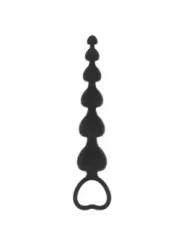 Black&Silver - Mila Anale Catena Di Cuori 18 Cm - BLACK&SILVER - Ovetti Palline Sfere | erosidea.com