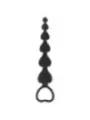 Black&Silver - Mila Anale Catena Di Cuori 18 Cm - BLACK&SILVER - Ovetti Palline Sfere | erosidea.com