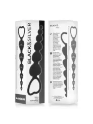 Black&Silver - Mila Anale Catena Di Cuori 18 Cm - BLACK&SILVER - Ovetti Palline Sfere | erosidea.com