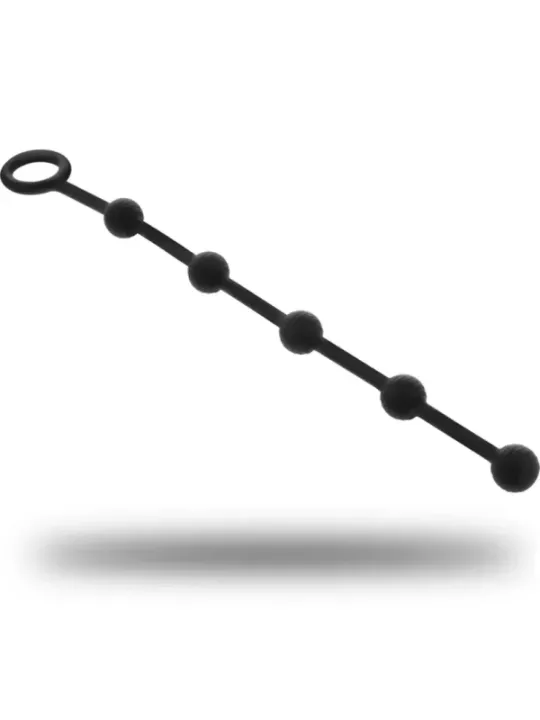 Black&Silver - Korg Rosario Anale Iniziazione In Silicone 21 Cm - BLACK&SILVER - Ovetti Palline Sfere | erosidea.com