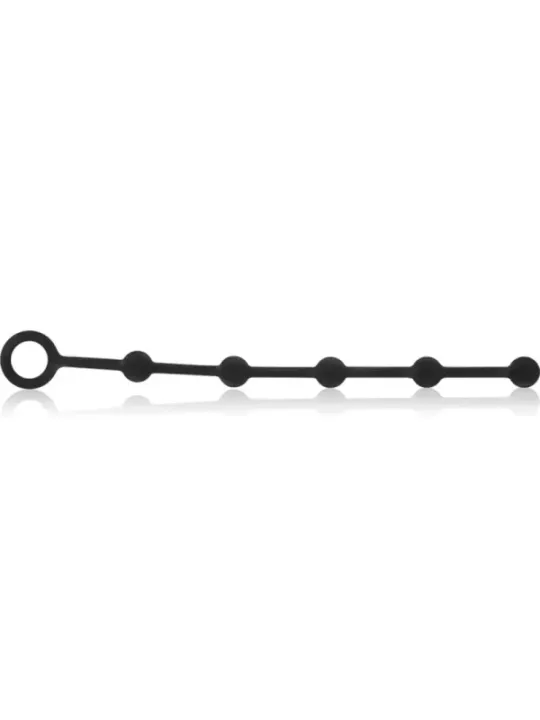 Black&Silver - Korg Rosario Anale Iniziazione In Silicone 21 Cm - BLACK&SILVER - Ovetti Palline Sfere | erosidea.com