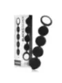 Black&Silver - Rosario Anale Lennon 4 Sfere In Silicone 15 Cm - BLACK&SILVER - Ovetti Palline Sfere | erosidea.com