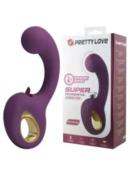 Pretty Love - Brynnlee Vibratore Ricaricabile Stimolatore Orale 10 Vibrazioni E 5 Funzioni Di Leccata Viola