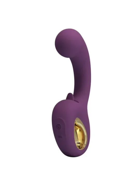 Pretty Love - Brynnlee Vibratore Ricaricabile Stimolatore Orale 10 Vibrazioni E 5 Funzioni Di Leccata Viola - HIGH TECH - Succhia Clitoride | erosidea.com