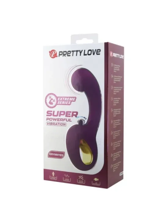 Pretty Love - Brynnlee Vibratore Ricaricabile Stimolatore Orale 10 Vibrazioni E 5 Funzioni Di Leccata Viola - HIGH TECH - Succhia Clitoride | erosidea.com