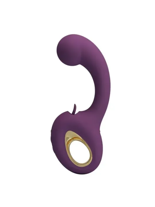Pretty Love - Brynnlee Vibratore Ricaricabile Stimolatore Orale 10 Vibrazioni E 5 Funzioni Di Leccata Viola - HIGH TECH - Succhia Clitoride | erosidea.com