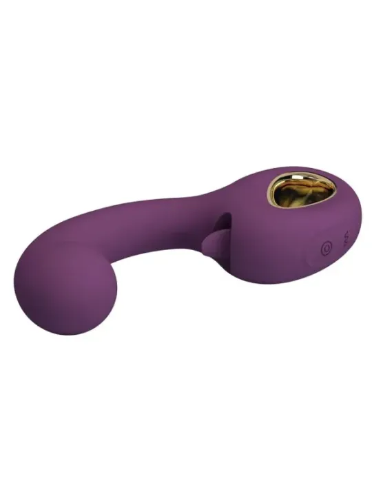 Pretty Love - Brynnlee Vibratore Ricaricabile Stimolatore Orale 10 Vibrazioni E 5 Funzioni Di Leccata Viola - HIGH TECH - Succhia Clitoride | erosidea.com