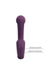 Pretty Love - Brynnlee Vibratore Ricaricabile Stimolatore Orale 10 Vibrazioni E 5 Funzioni Di Leccata Viola - HIGH TECH - Succhia Clitoride | erosidea.com