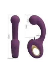 Pretty Love - Brynnlee Vibratore Ricaricabile Stimolatore Orale 10 Vibrazioni E 5 Funzioni Di Leccata Viola - HIGH TECH - Succhia Clitoride | erosidea.com