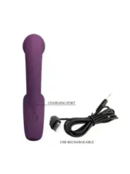Pretty Love - Brynnlee Vibratore Ricaricabile Stimolatore Orale 10 Vibrazioni E 5 Funzioni Di Leccata Viola - HIGH TECH - Succhia Clitoride | erosidea.com