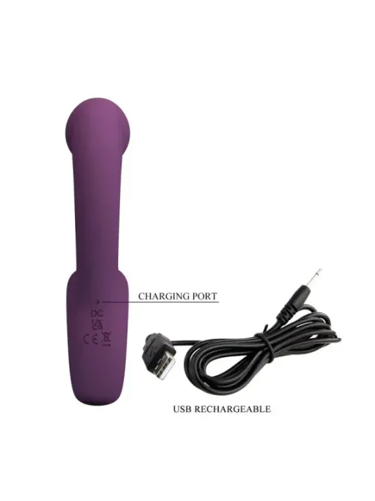 Pretty Love - Brynnlee Vibratore Ricaricabile Stimolatore Orale 10 Vibrazioni E 5 Funzioni Di Leccata Viola - HIGH TECH - Succhia Clitoride | erosidea.com