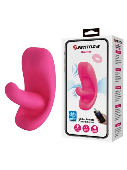 Pretty Love - Hazelynn Massaggiatore Rosa Con 12 Funzioni E Controllo Tramite App - APP SERIES - Succhia Clitoride | erosidea.com