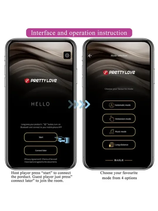 Pretty Love - Hazelynn Massaggiatore Rosa Con 12 Funzioni E Controllo Tramite App - APP SERIES - Succhia Clitoride | erosidea.com