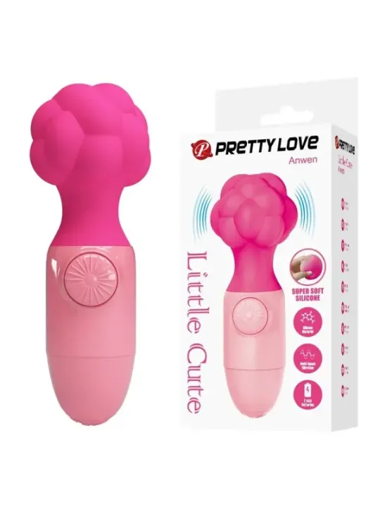 Pretty Love - Mini Massaggiatore Anwen Rosa - HIGH TECH - Succhia Clitoride | erosidea.com
