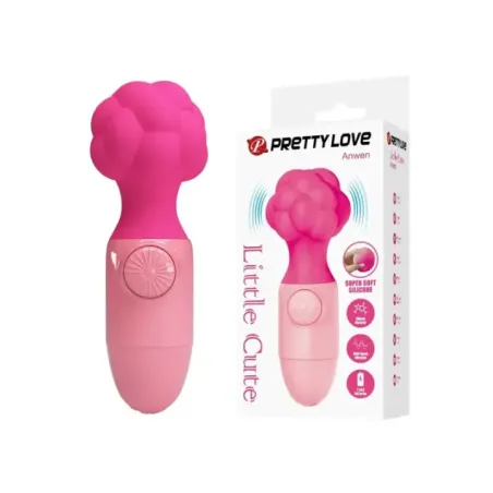 Pretty Love - Mini Massaggiatore Anwen Rosa - HIGH TECH - Succhia Clitoride | erosidea.com