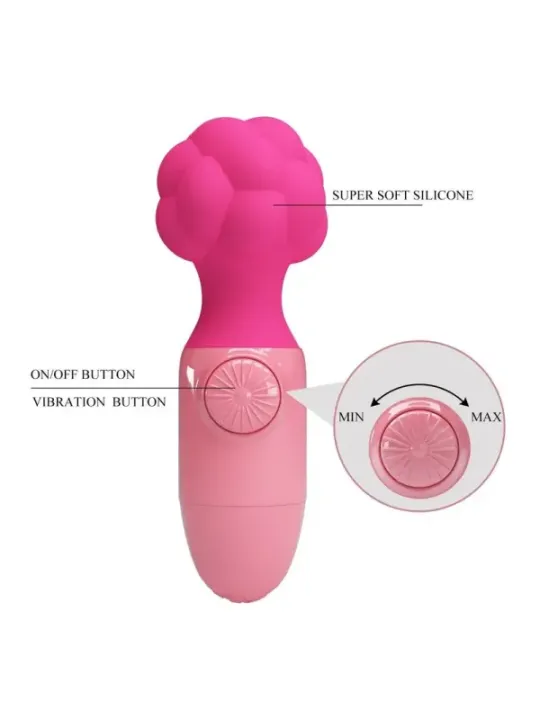 Pretty Love - Mini Massaggiatore Anwen Rosa - HIGH TECH - Succhia Clitoride | erosidea.com