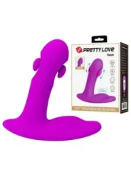 Pretty Love - Massaggiatore Prostatico Ricaricabile Bauer 12 Modalit€ Viola - HIGH TECH - Succhia Clitoride | erosidea.com
