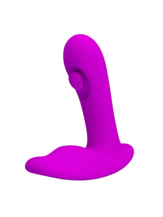Pretty Love - Massaggiatore Prostatico Ricaricabile Bauer 12 Modalit€ Viola - HIGH TECH - Succhia Clitoride | erosidea.com