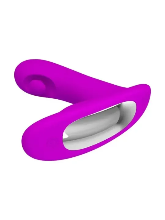 Pretty Love - Massaggiatore Prostatico Ricaricabile Bauer 12 Modalit€ Viola - HIGH TECH - Succhia Clitoride | erosidea.com