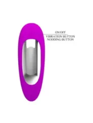 Pretty Love - Massaggiatore Prostatico Ricaricabile Bauer 12 Modalit€ Viola - HIGH TECH - Succhia Clitoride | erosidea.com