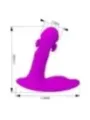 Pretty Love - Massaggiatore Prostatico Ricaricabile Bauer 12 Modalit€ Viola - HIGH TECH - Succhia Clitoride | erosidea.com