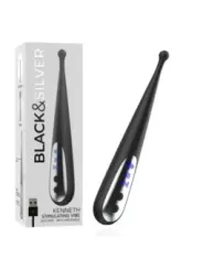 Black&Silver - Vibra Stimolante Kenneth - BLACK&SILVER - Succhia Clitoride | erosidea.com