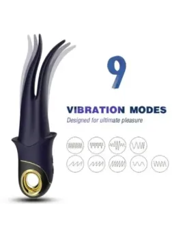 Armony - Vibratore Ombra Doppia Testa Teasing Blu
