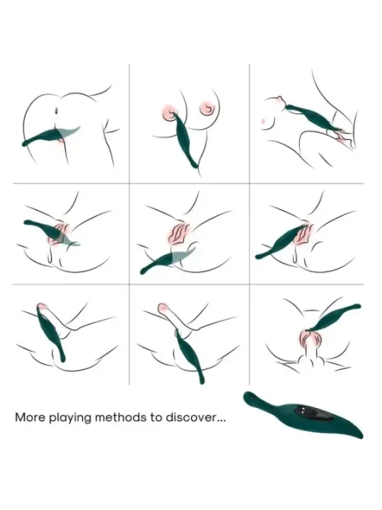 Armony - Stimolatore E Vibratore Verde Foglia - ARMONY STIMULATORS - Succhia Clitoride | erosidea.com