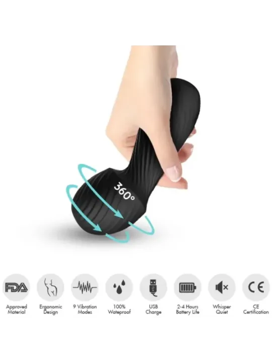 Armony - Massaggiatore E Vibratore Dazzle Piccolo Nero - ARMONY MASSAGERS - Succhia Clitoride | erosidea.com