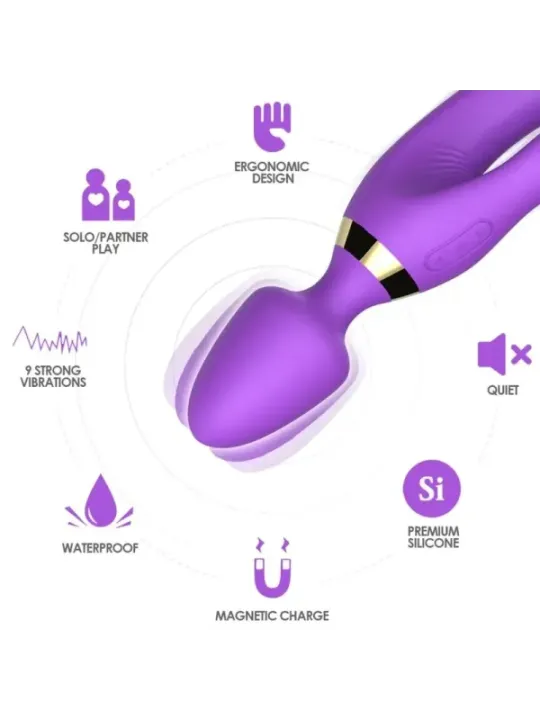 Armony - Massaggiatore E Vibratore Rabbit Viola - ARMONY MASSAGERS - Succhia Clitoride | erosidea.com