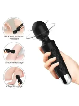Armony - Massaggiatore E Vibratore Postino Testa Super Flessibile Nera