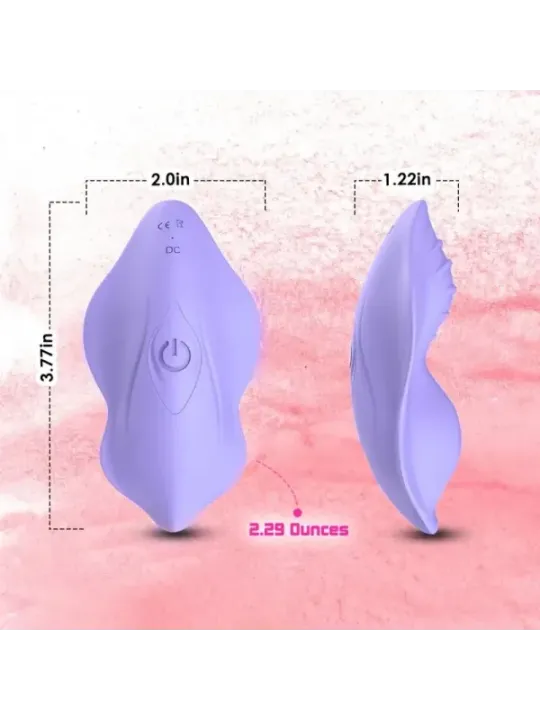 Armony - Mutandina Indossabile Whisper Vibratore Telecomando Viola - ARMONY WEARABLES - Succhia Clitoride | erosidea.com